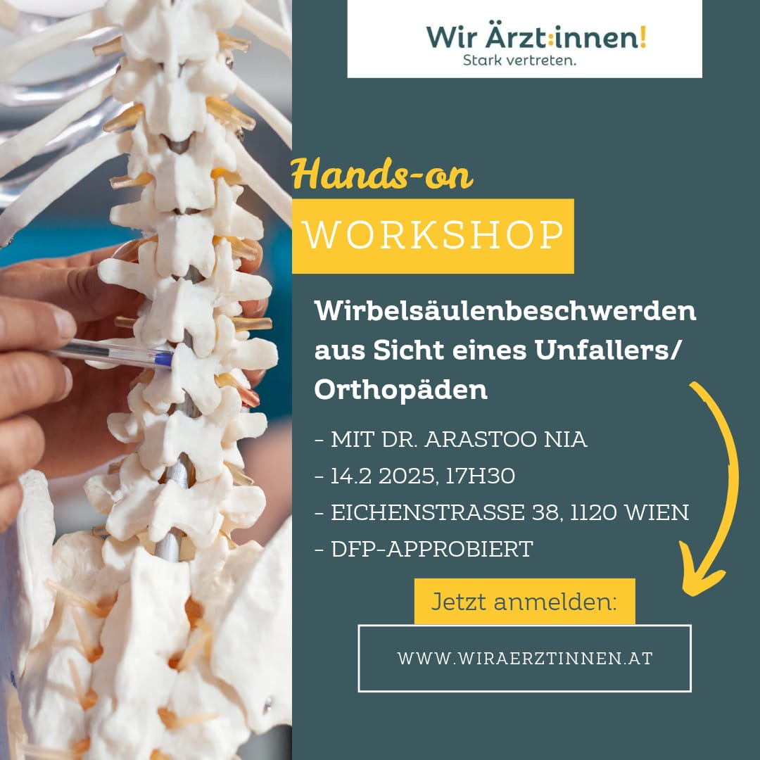 Workshop über Rückenschmerzen und deren Behandlung
