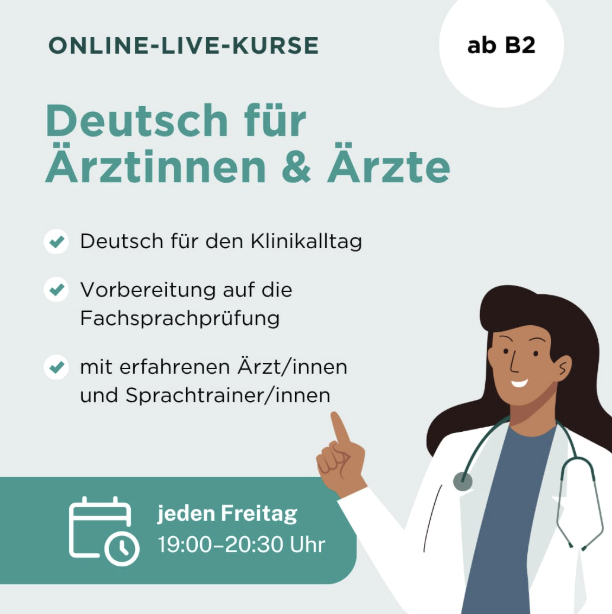 Mitglieder von Wir Ärzt:innen starten neuen Deutschkurs für internationale Kolleginnen und Kollegen